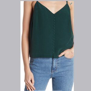 Silk Button-Down Cami